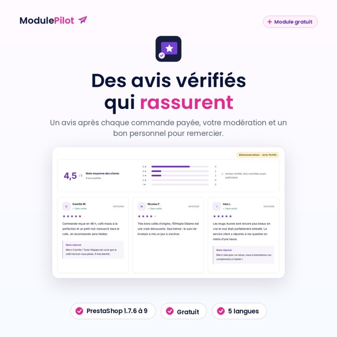 MP Avis clients : des avis vérifiés qui rassurent