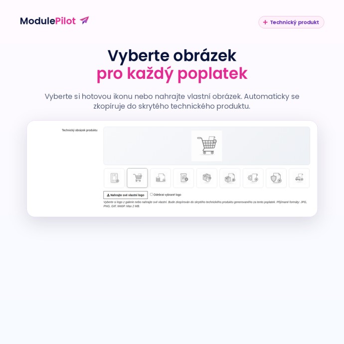 Vyberte obrázek pro každý poplatek