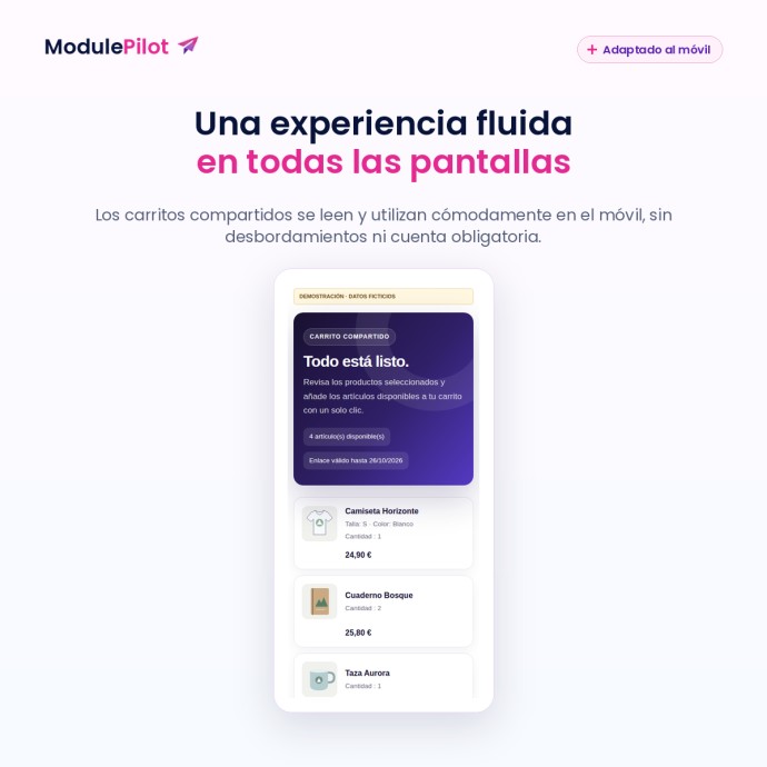 Una experiencia fluida en todas las pantallas