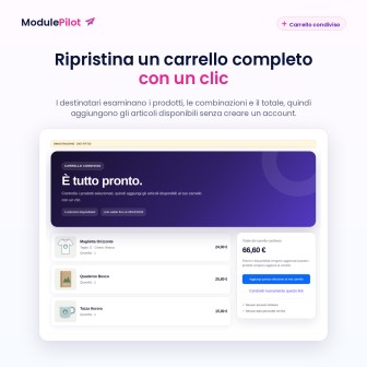 Ripristina un carrello completo con un clic