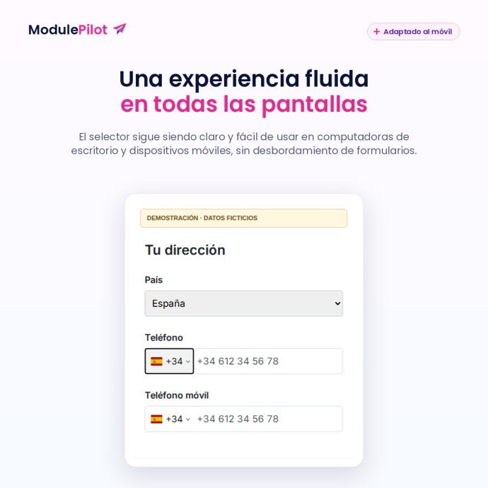 Una experiencia fluida en todas las pantallas