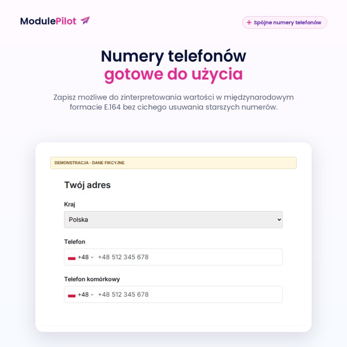 Numery telefonów gotowe do użycia