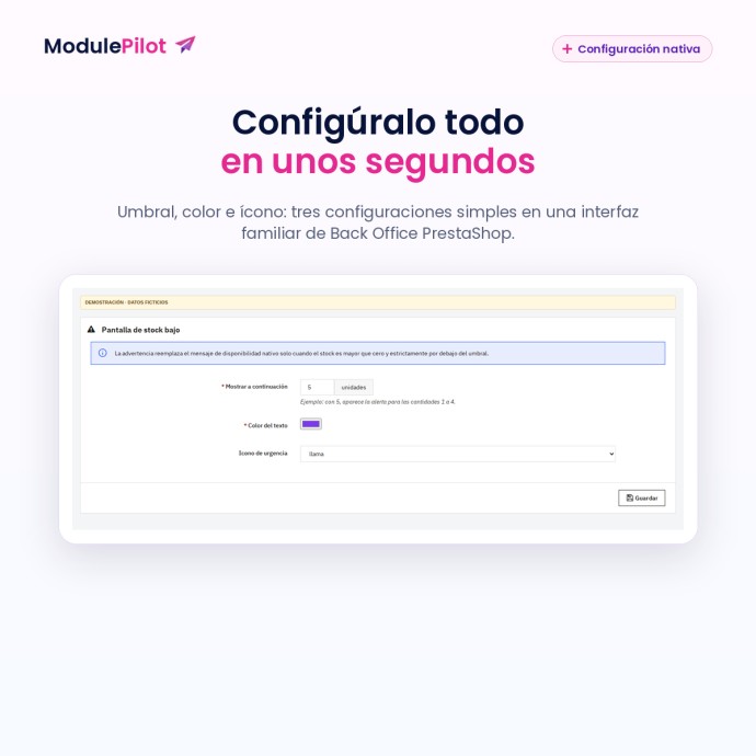 Configúralo todo en unos segundos