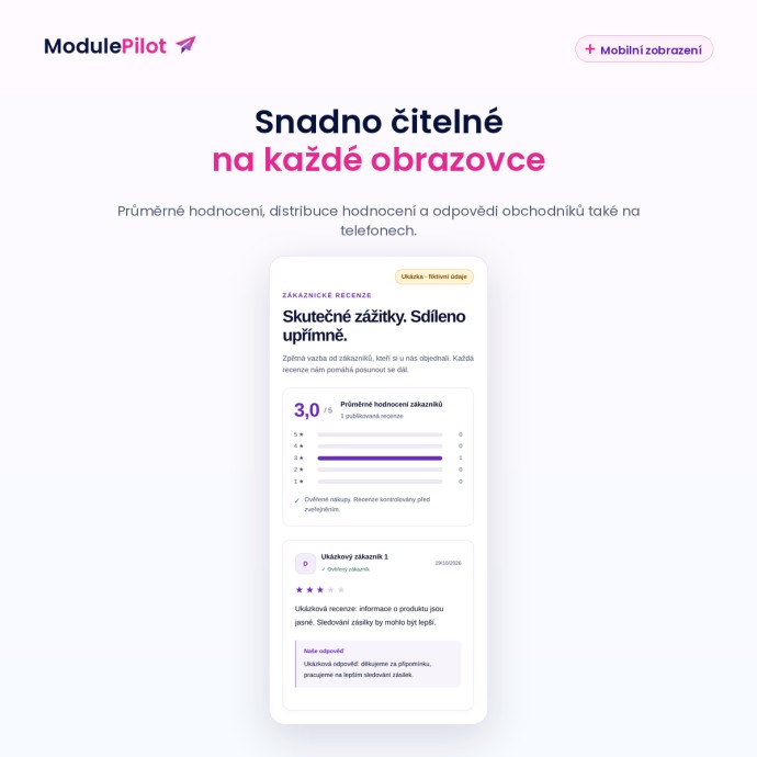 Snadno čitelné na každé obrazovce